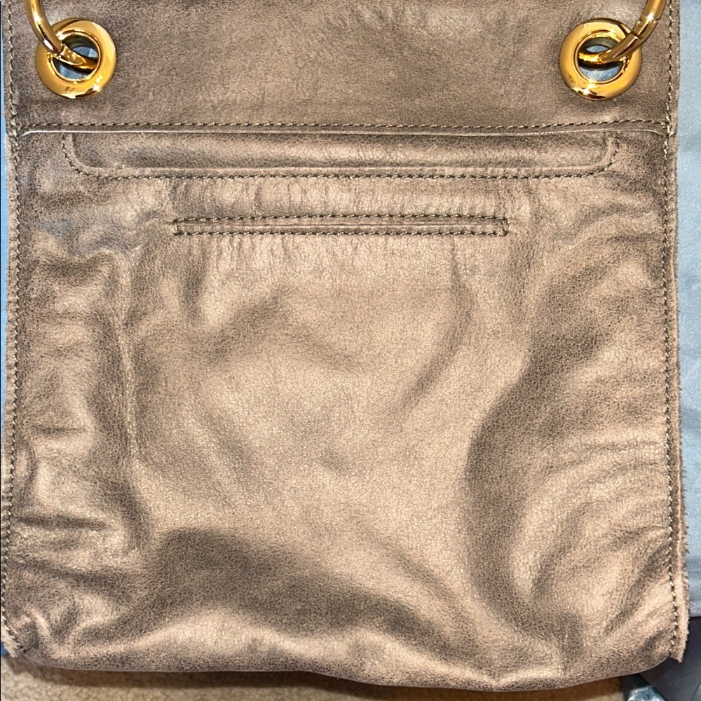 Hammett Medium Leather Tony Bag in Pewter - Picture 6 of 15
